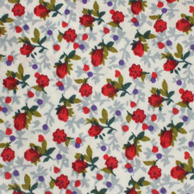 Scarlet Pimpernel Rose Pocket Square