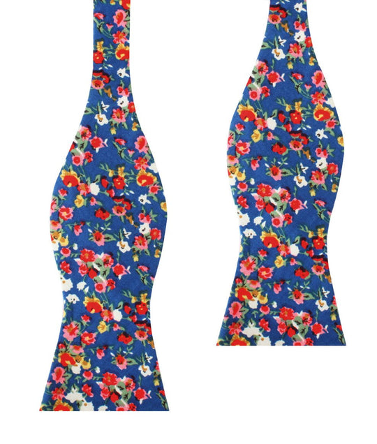 Seule Ce Soir Floral Self Bow Tie