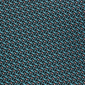 Seychelles Teal Anchor Pocket Square