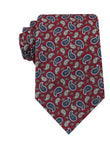 Shah of Iran Burgundy Paisley Necktie