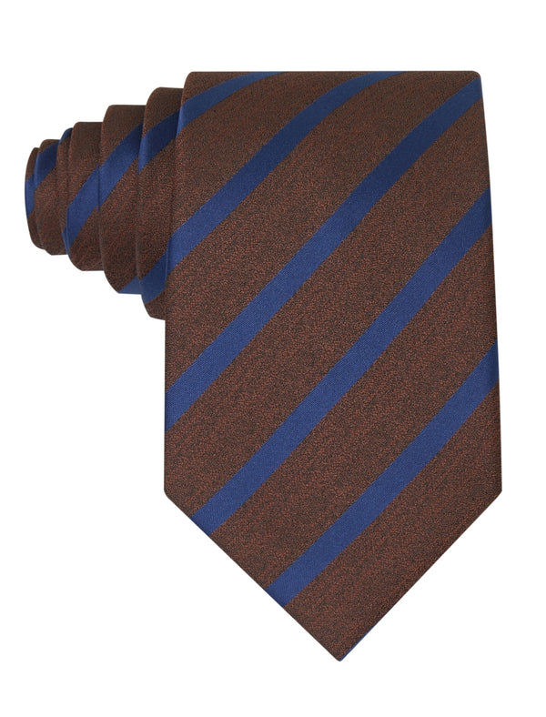 Siena Chestnut Navy Stripe Tie