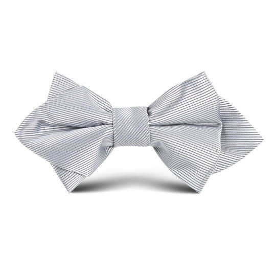 Silver Kids Diamond Bow Tie