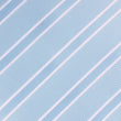 Sky Light Blue Double Stripe Skinny Tie Fabric