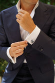 Spiral Circle Cufflinks