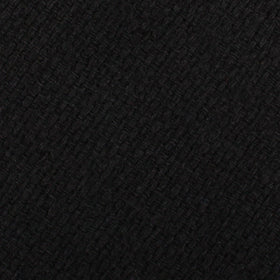 St Lucia Black Linen Pocket Square