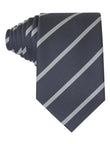 Sterling Slate Silver Stripe Necktie