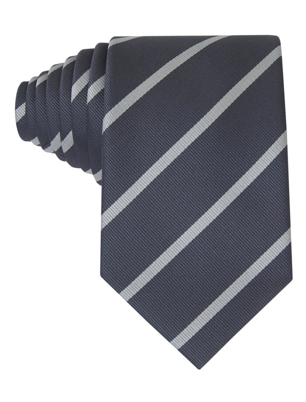 Sterling Slate Silver Stripe Necktie