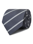 Sterling Slate Silver Stripe Necktie