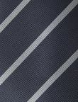 Sterling Slate Silver Stripe Necktie