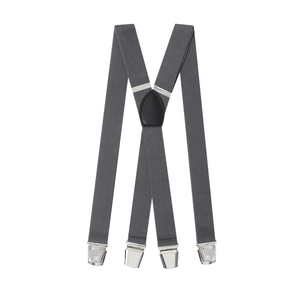 Charcoal Grey Suspender Braces