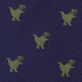 T-Rex Pixel Dinosaur Pocket Square
