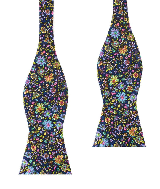 Tomba di Dante Floral Self Bow Tie