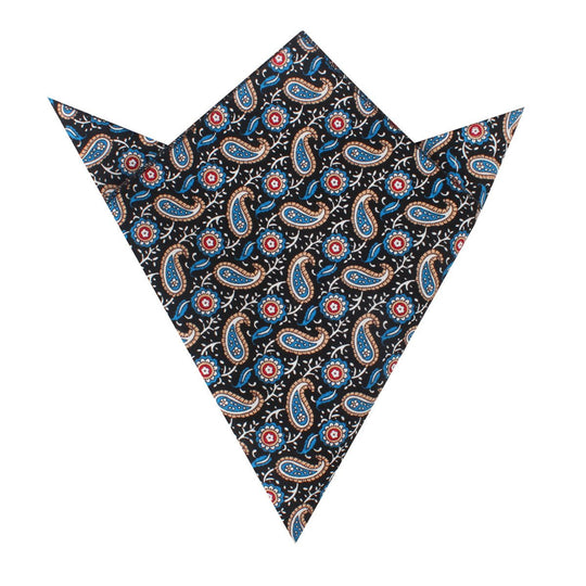 Turkmenistan Paisley Pocket Square