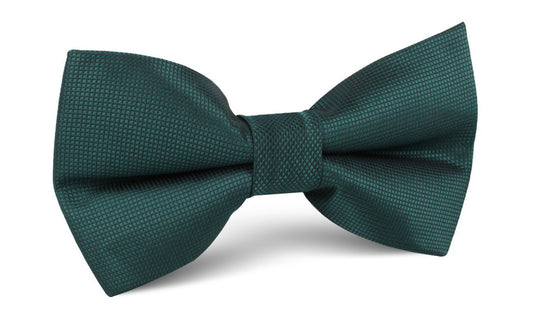 Venice Dark Green Diamond Bow Tie