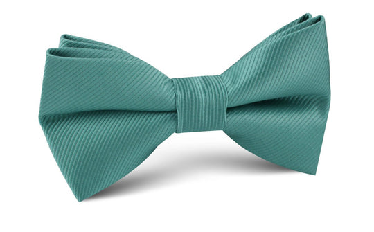 Viridian Green Twill Bow Tie