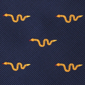 Yellow Snake Pocket Square