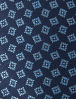 Bermuda Blue Necktie - knotted view, blue - OTAA