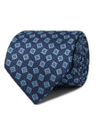 Bermuda Blue Necktie - blue pattern detail - OTAA