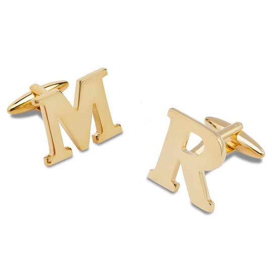 Gold Personalised Cufflinks