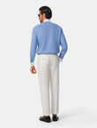 Beaufort Riviera French Cuff Non-Iron Dobby Shirt - azure stripe French cuff additional view - OTAA
