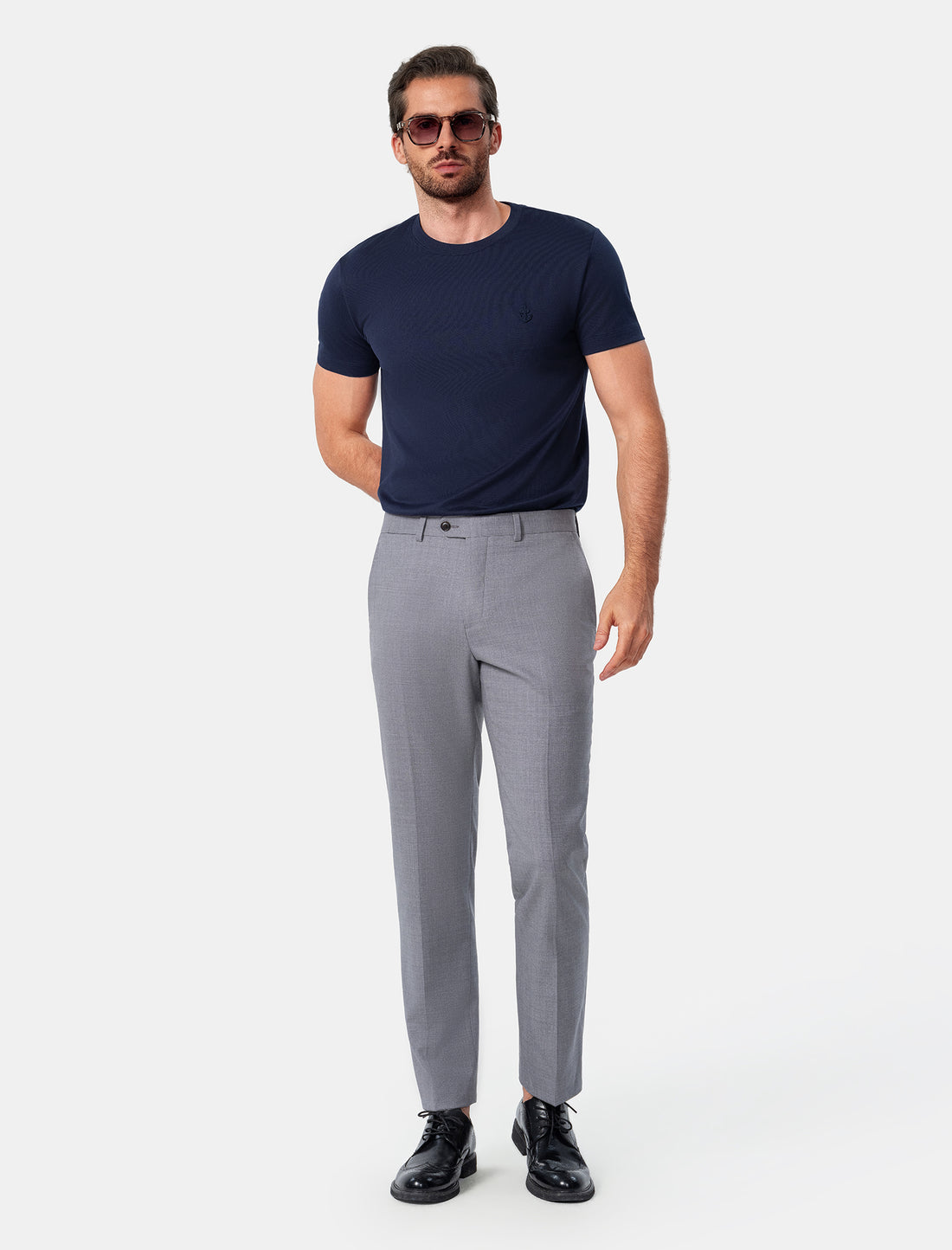 Navy Blue Slim Fit T-Shirt