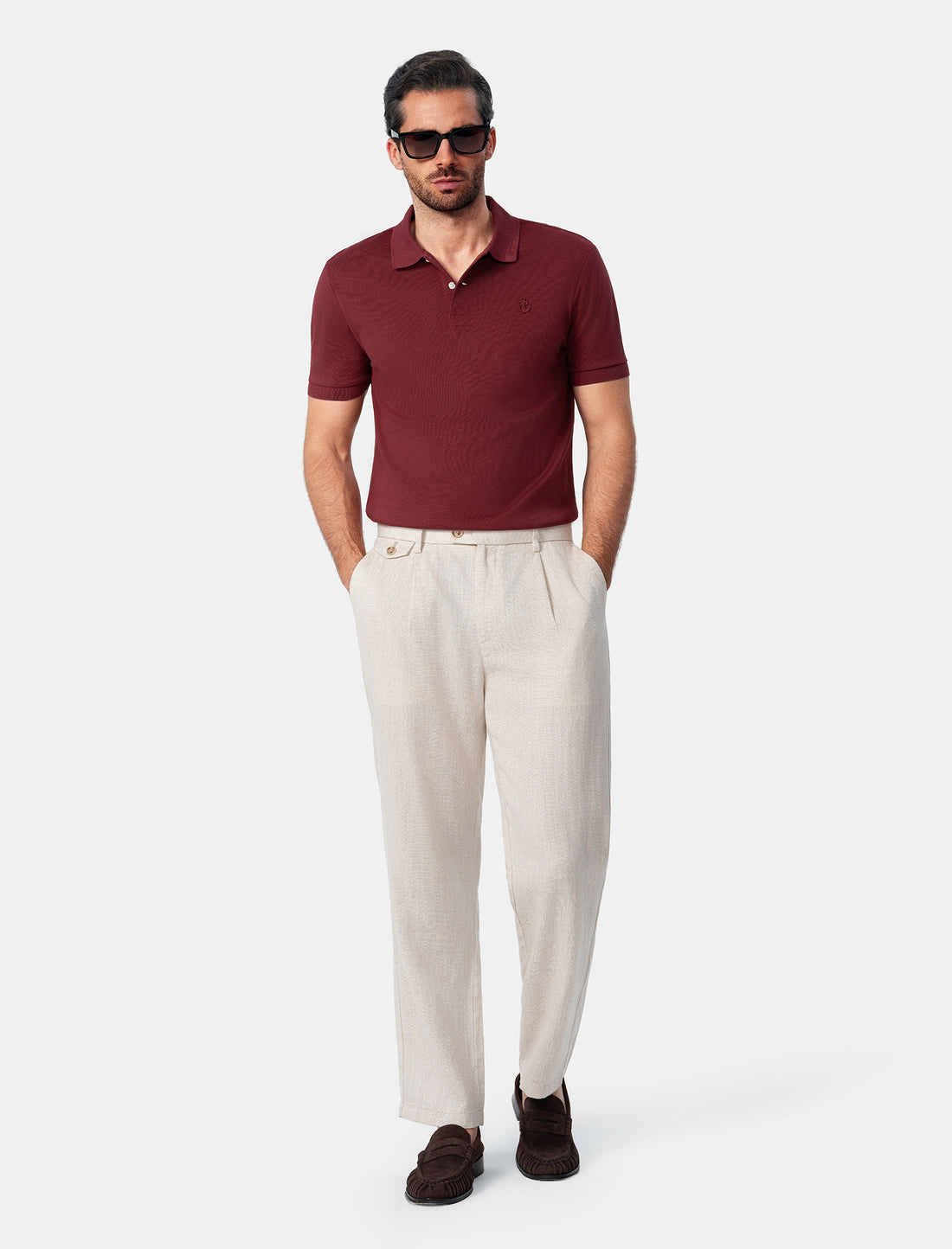 Burgundy Polo