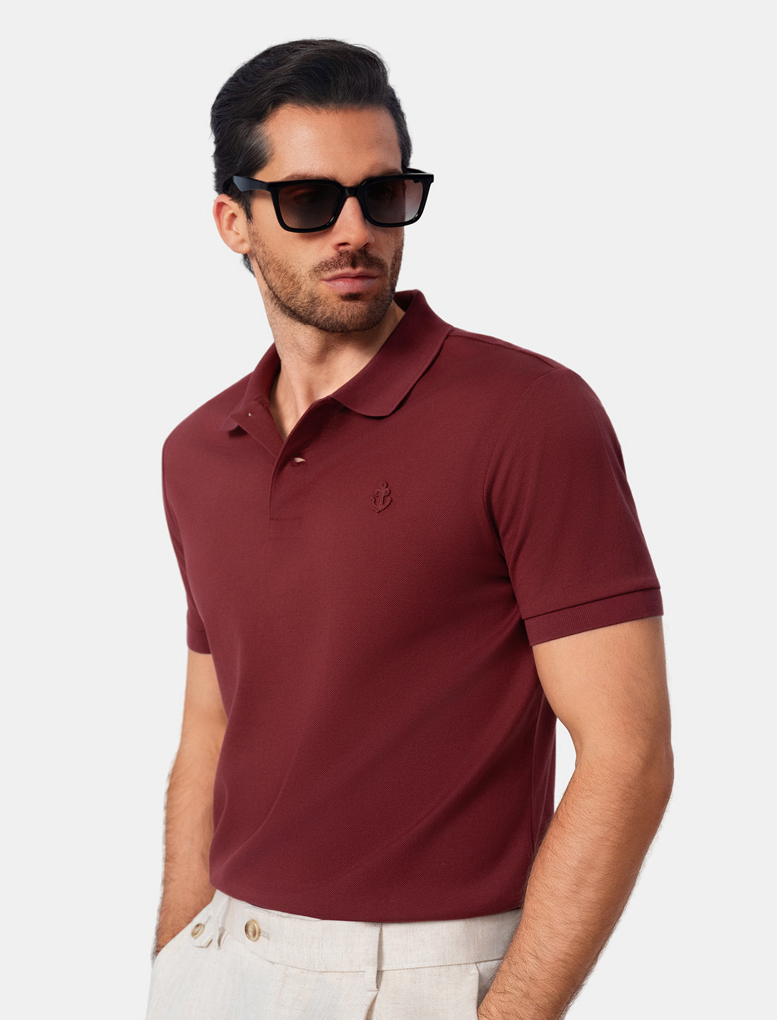 Burgundy Polo
