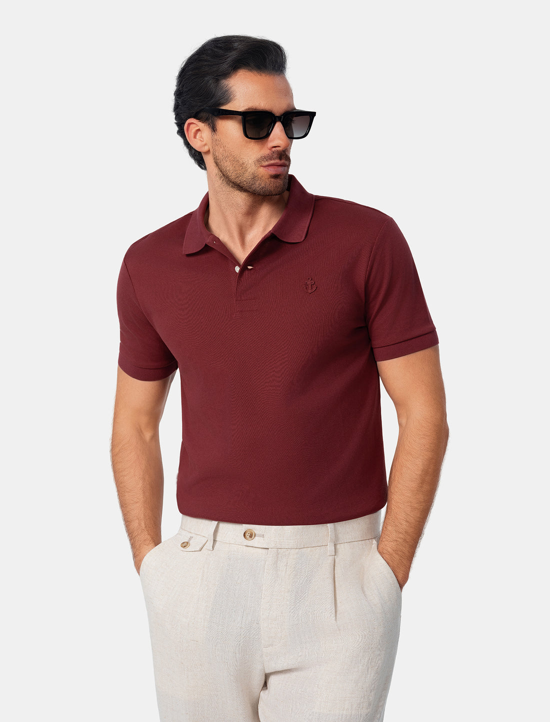 Burgundy Polo