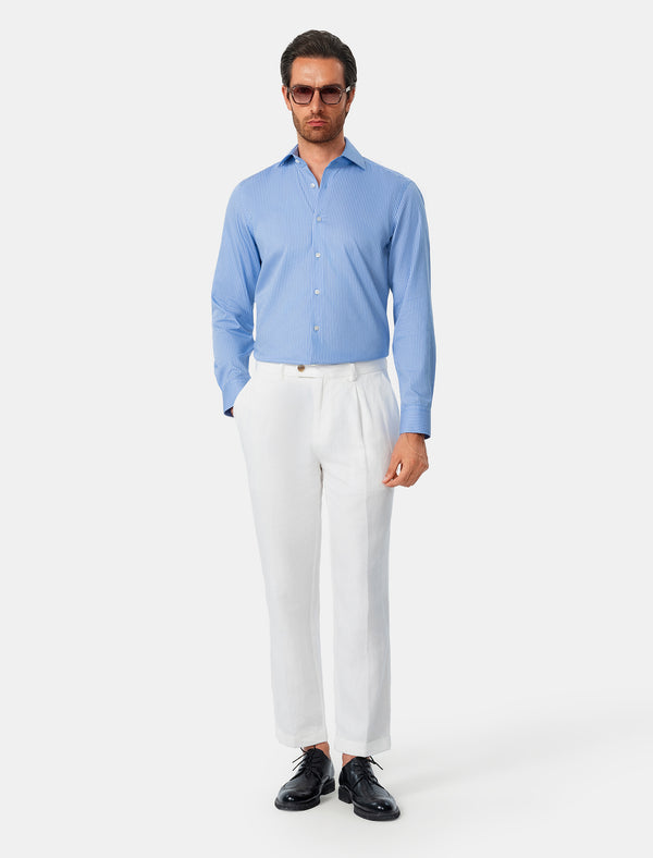 Beaumont Riviera Stripe Non-Iron Dobby Shirt
