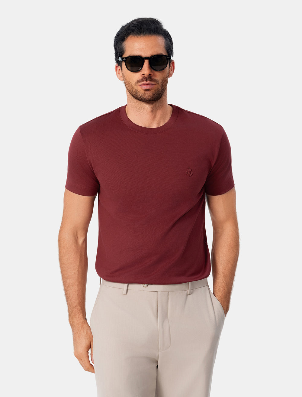 Burgundy Slim Fit T-Shirt