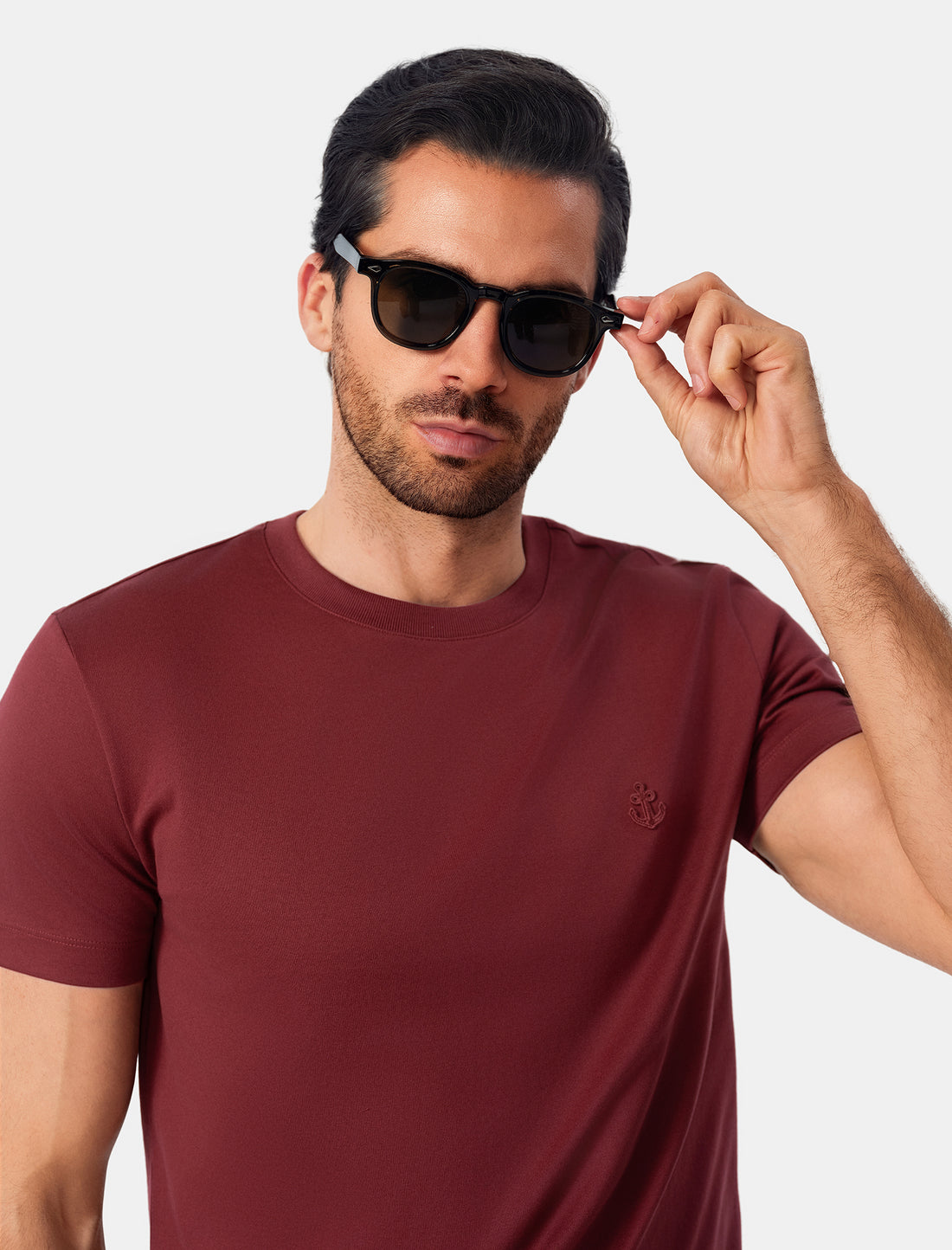Burgundy Slim Fit T-Shirt