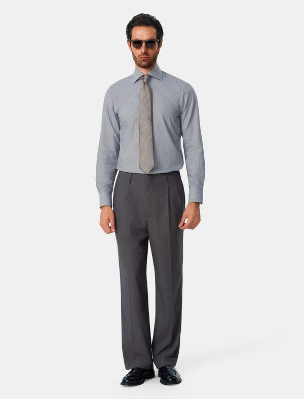 Pemberton Onyx Stripe Easy-Iron Twill Shirt