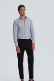 Hanna Blue Twill Non-Iron Shirt
