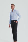 Belfort Blue Dobby Non-Iron Shirt