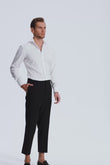 Walters White Twill French Cuff Shirt