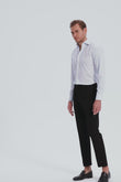Draco Blue Pinstripe Twill Non-Iron Shirt