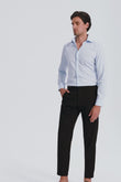 Giambi Light Blue Twill Non-Iron Shirt