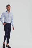 Beverly Blue Oxford French Cuff Shirt