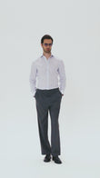 Paxton Sapphire Stripe Non-Iron Poplin Shirt