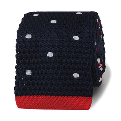 The American Polkadot Knitted Tie