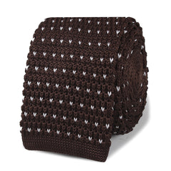 Antonio Ambrosio Brown Knitted Tie