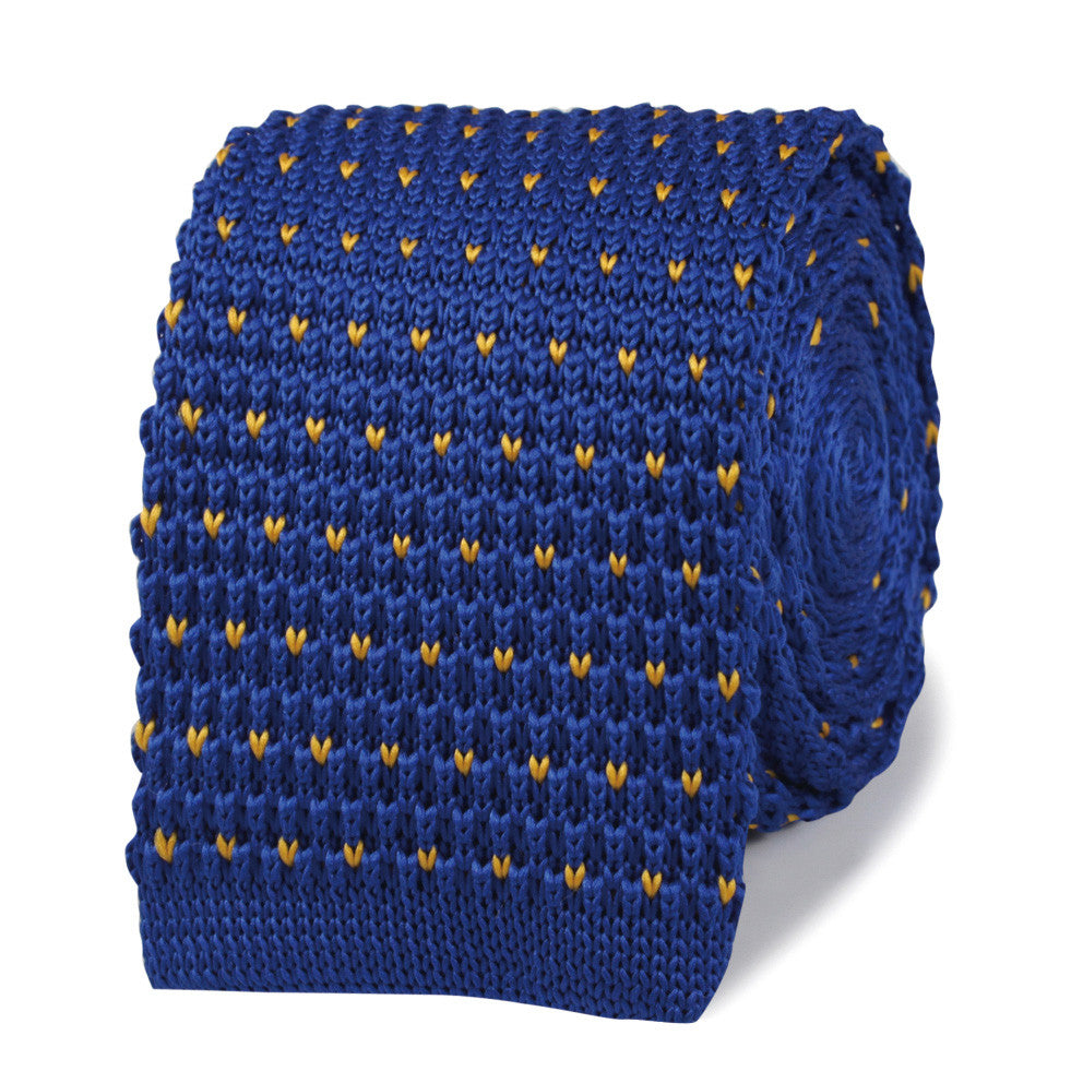 Cameron Blue Knitted Tie