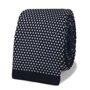 Fincher Blue Knitted Tie