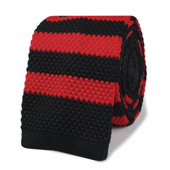 Redford Black & Red Knitted Tie
