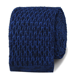 Escobar Blue Knitted Tie