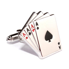 Ace of Cards Cufflinks Middle OTAA