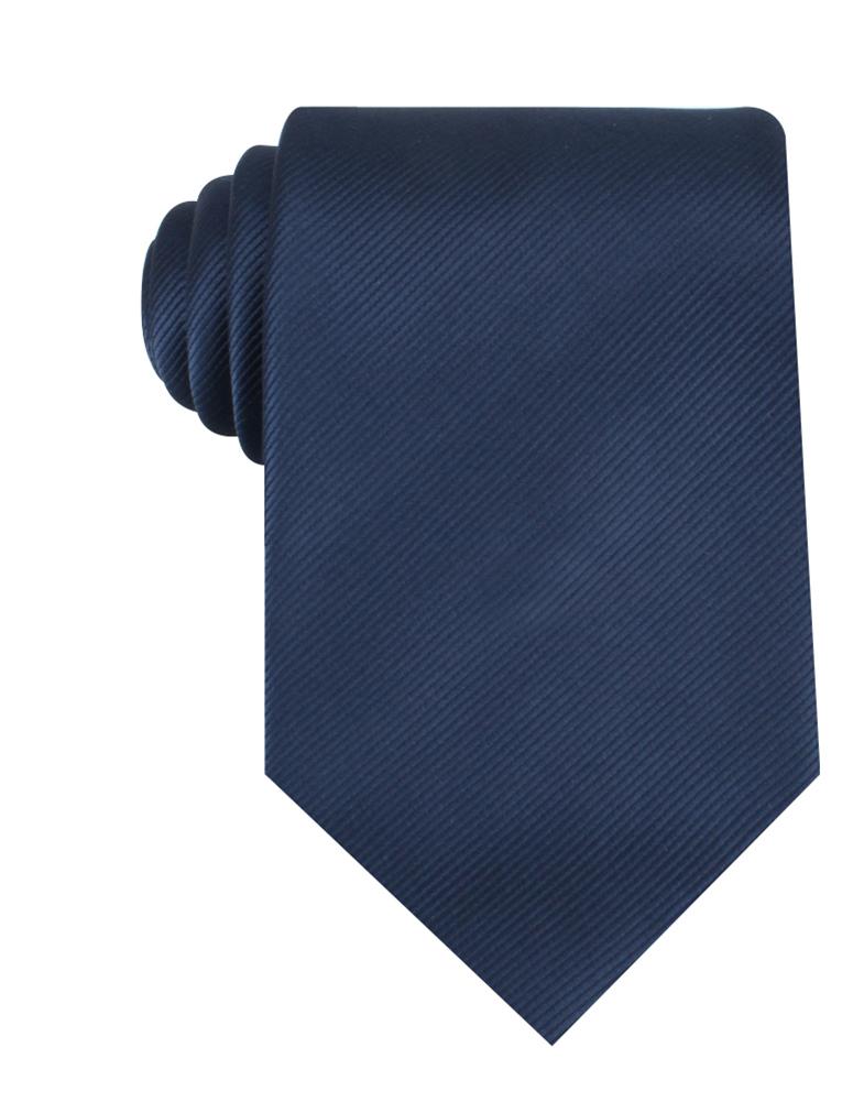 Admiral Navy Blue Twill Necktie | Classic Formal Tie | Men's Suit Ties ...