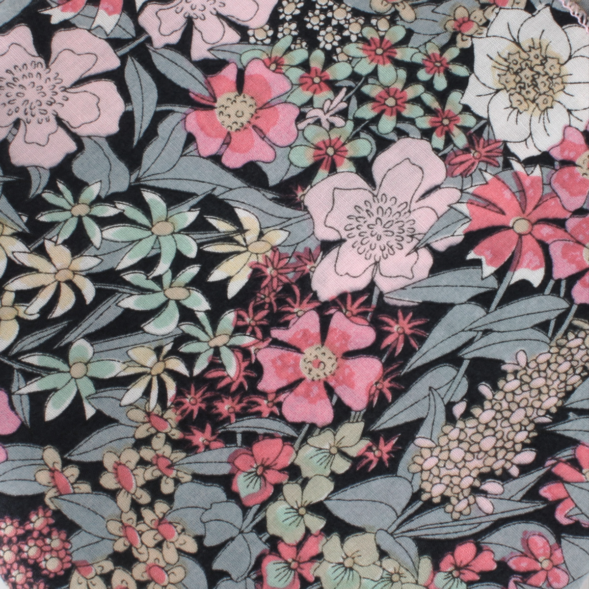Africacian Kirstenbosch Flower Pocket Square Fabric