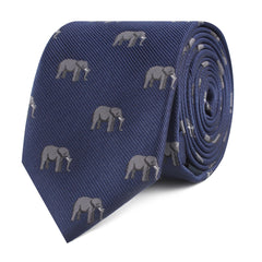 African Forest Elephant Slim Tie