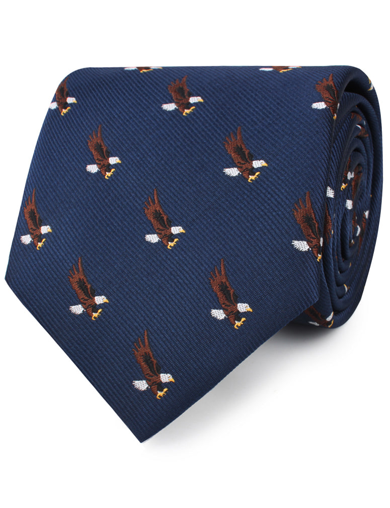African Martial Eagle Neckties